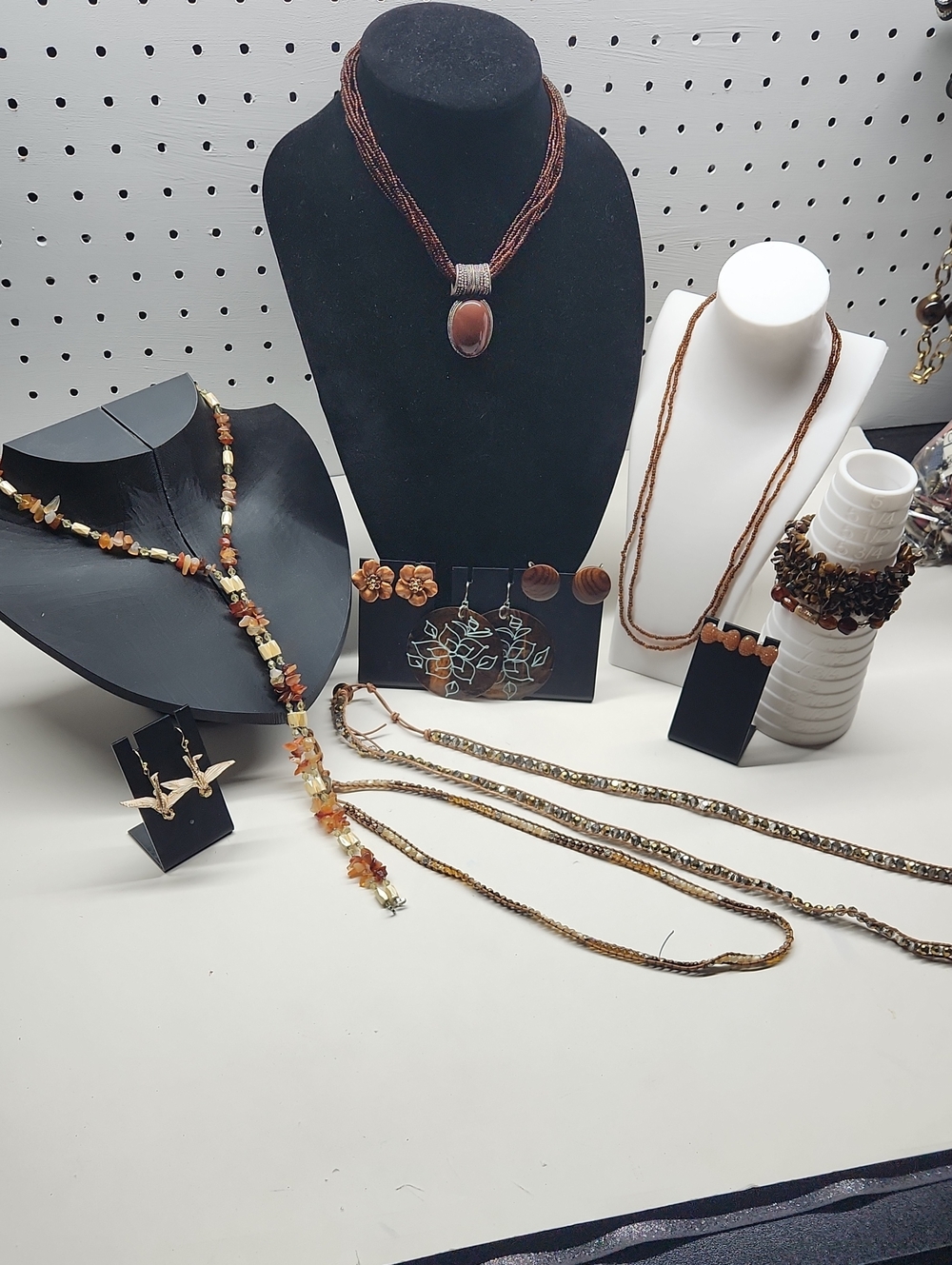 Brown Themed Jewelry Bundle